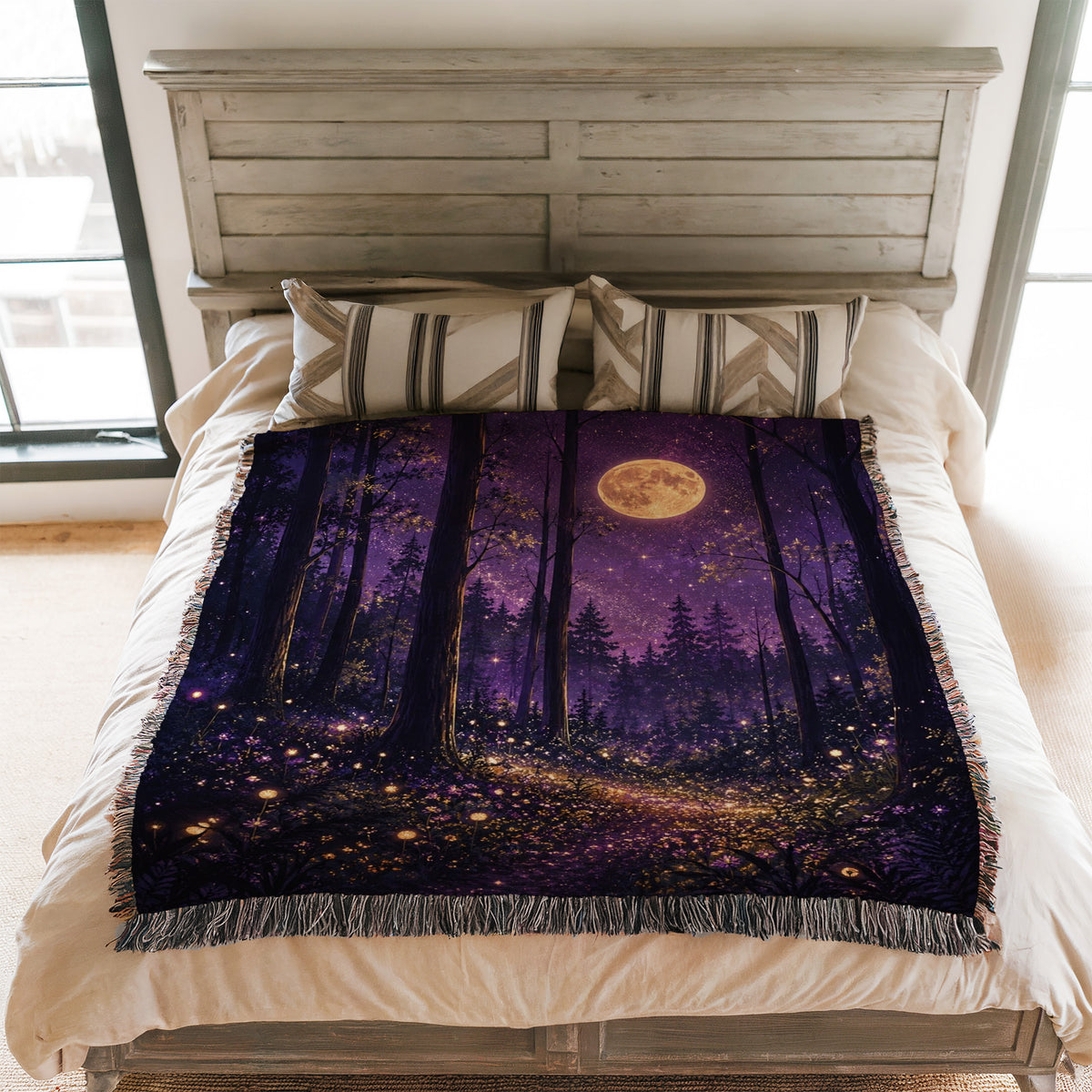 Moonlit Fairy Path Blanket