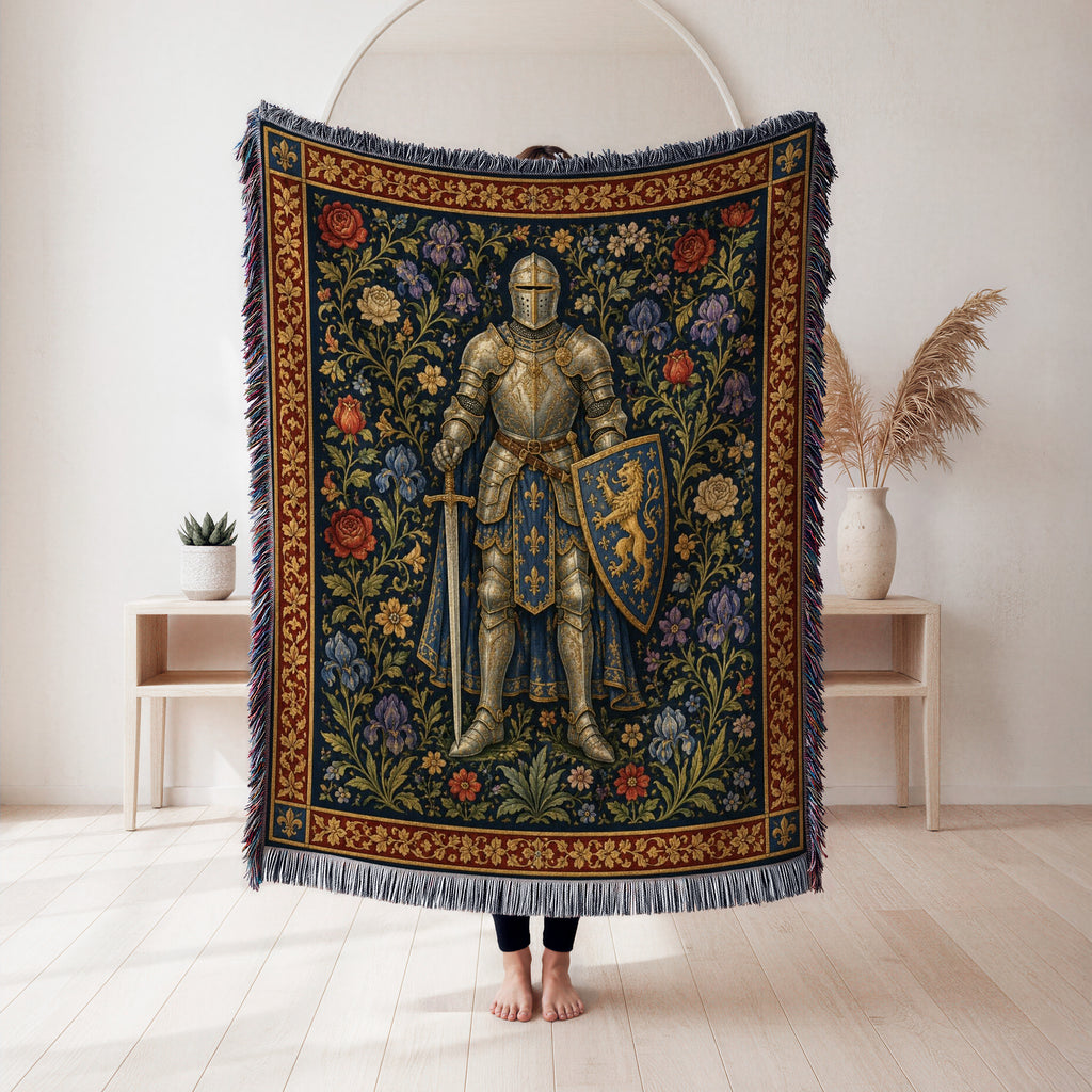 The Fleur-de-Lis Knight Blanket