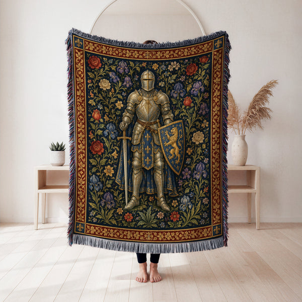 The Fleur-de-Lis Knight Blanket