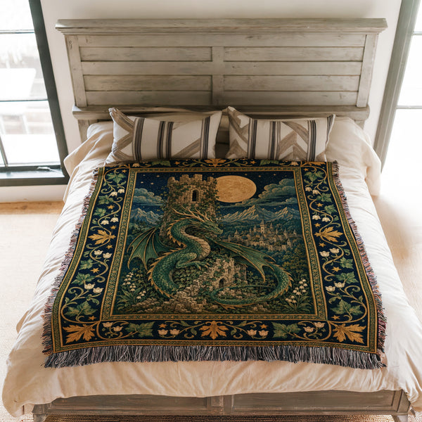 The Moonwatch Tower Dragon Blanket