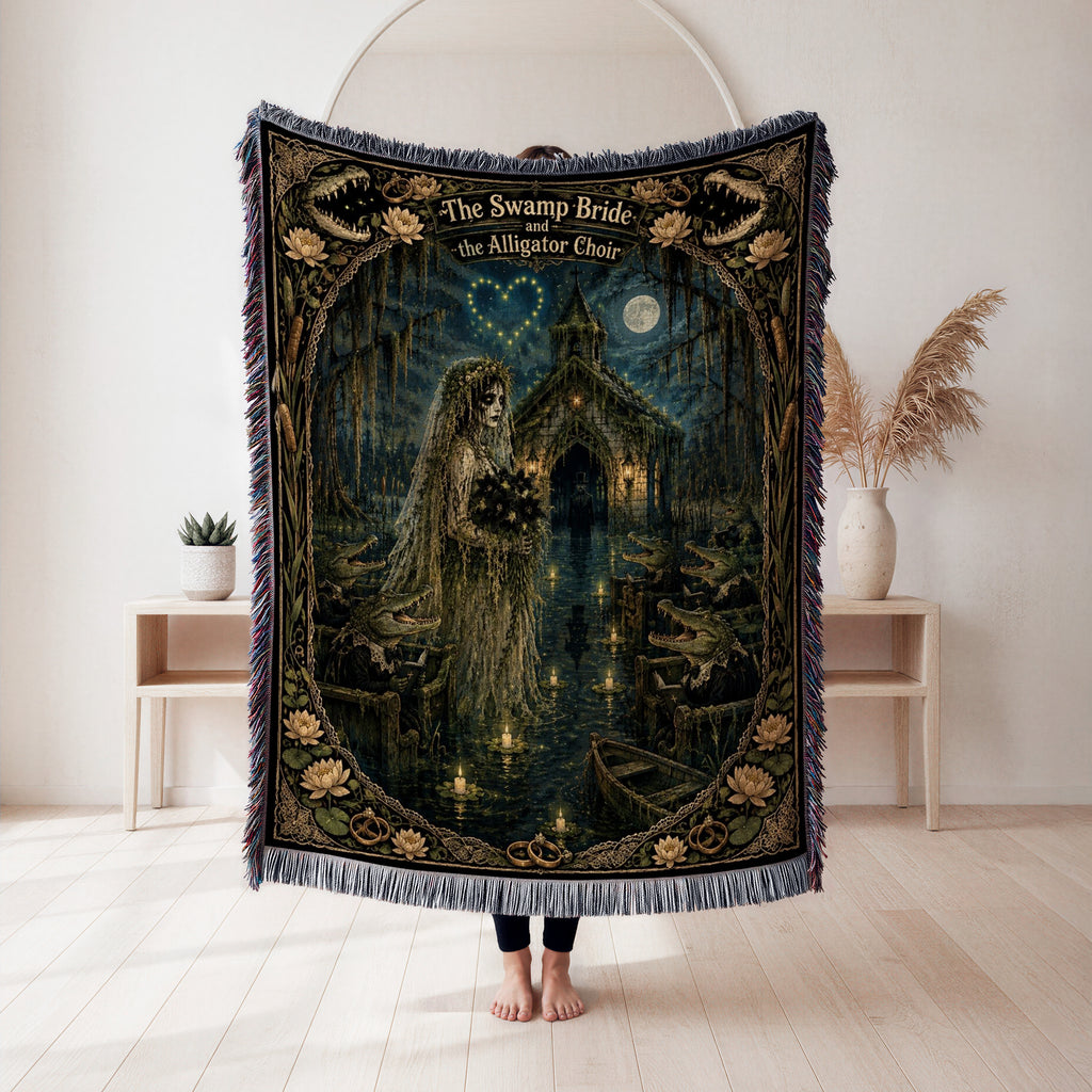 The Swamp Bride & Alligator Choir Blanket