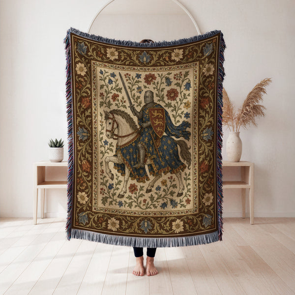 The Three Lions Knight Blanket