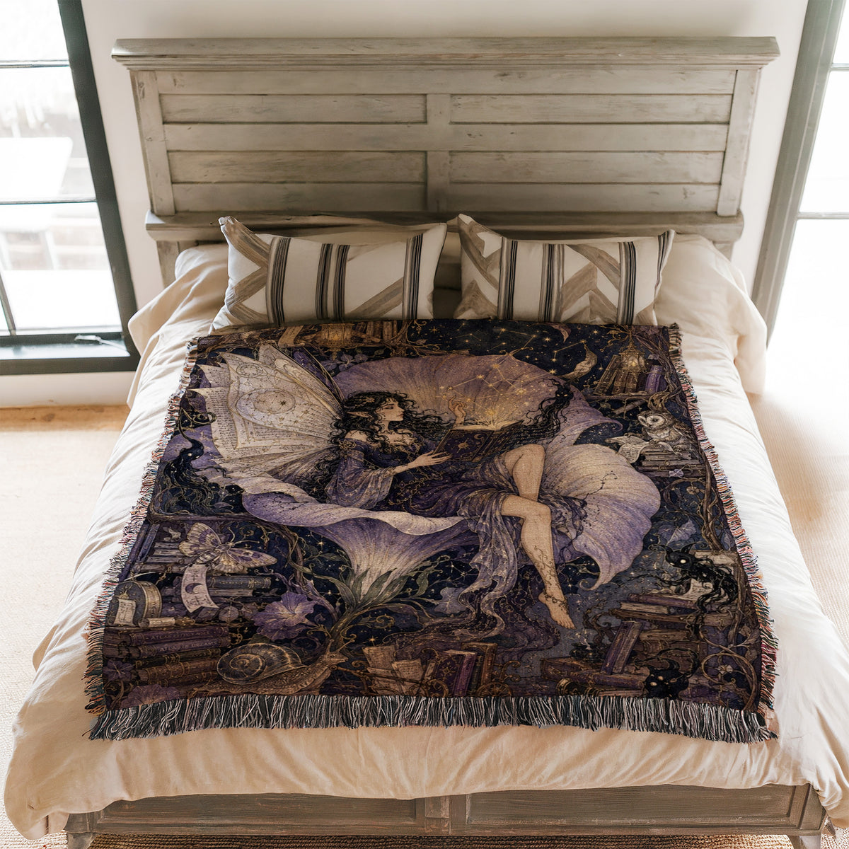 Midnight Library Fairy Blanket