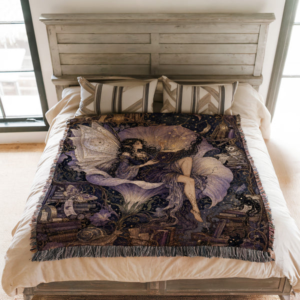 Midnight Library Fairy Blanket