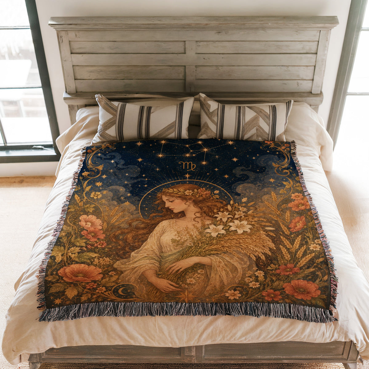Virgo Harvest Maiden Blanket