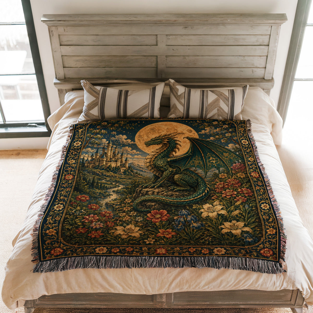 The Dragon of the Moonlit Vale Blanket