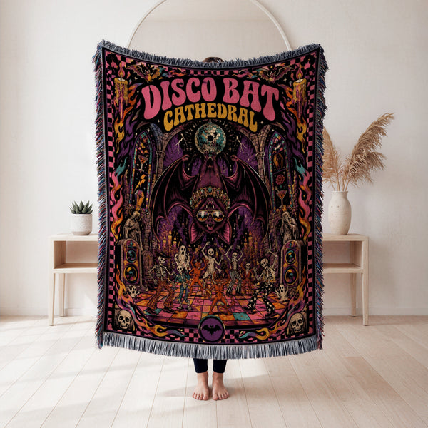 Disco Bat Cathedral Blanket