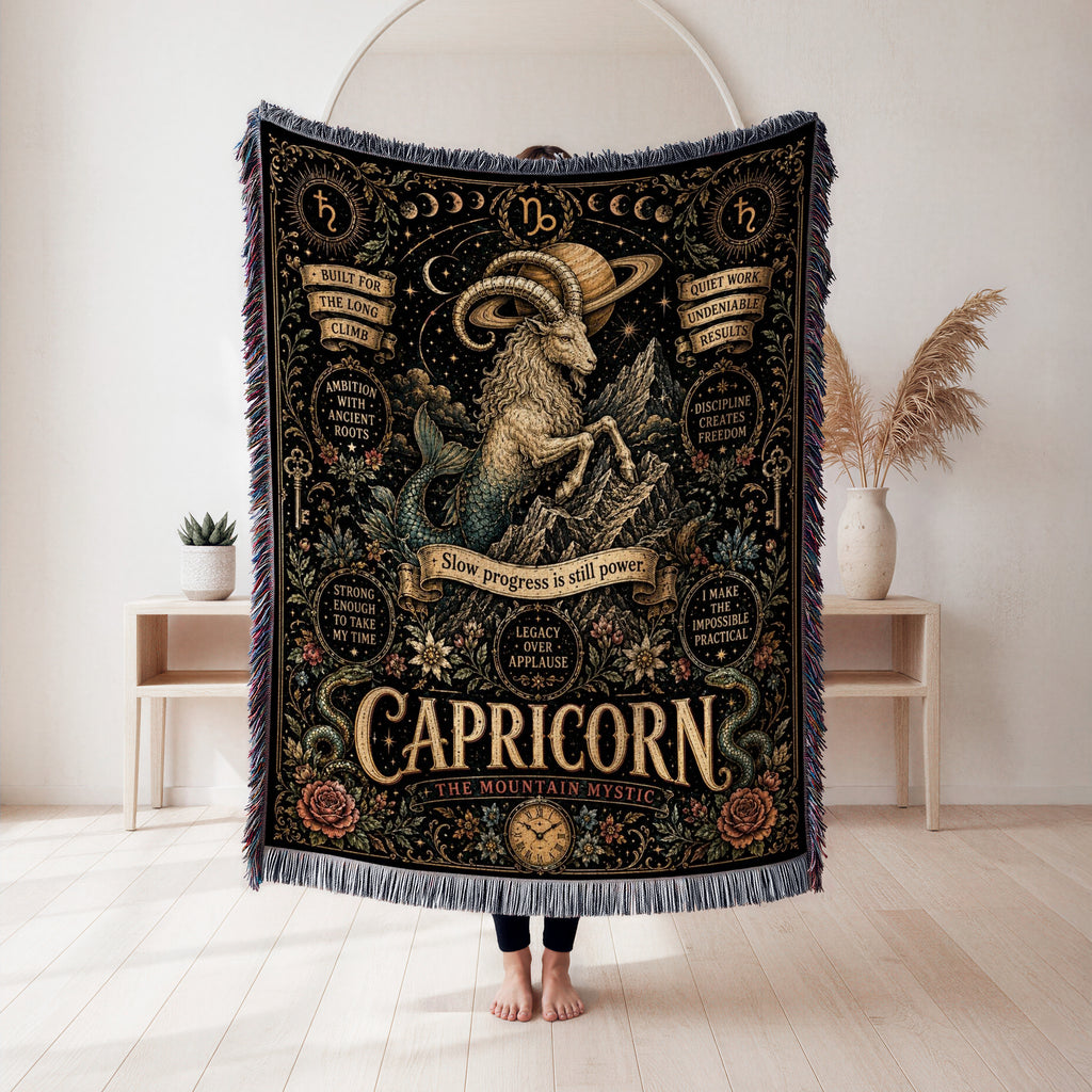 Capricorn – The Mountain Mystic Zodiac Blanket