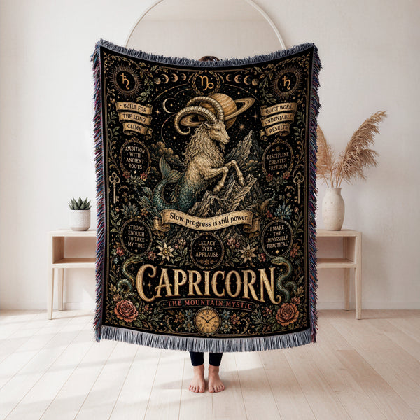 Capricorn – The Mountain Mystic Zodiac Blanket