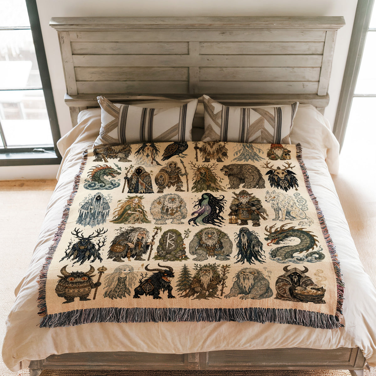 Enchanted Folklore Bestiary Blanket