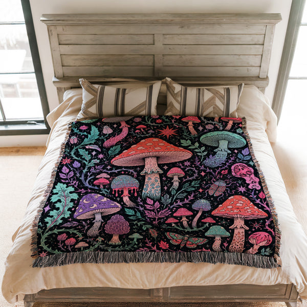 Electric Fairy Mushroom Blanket
