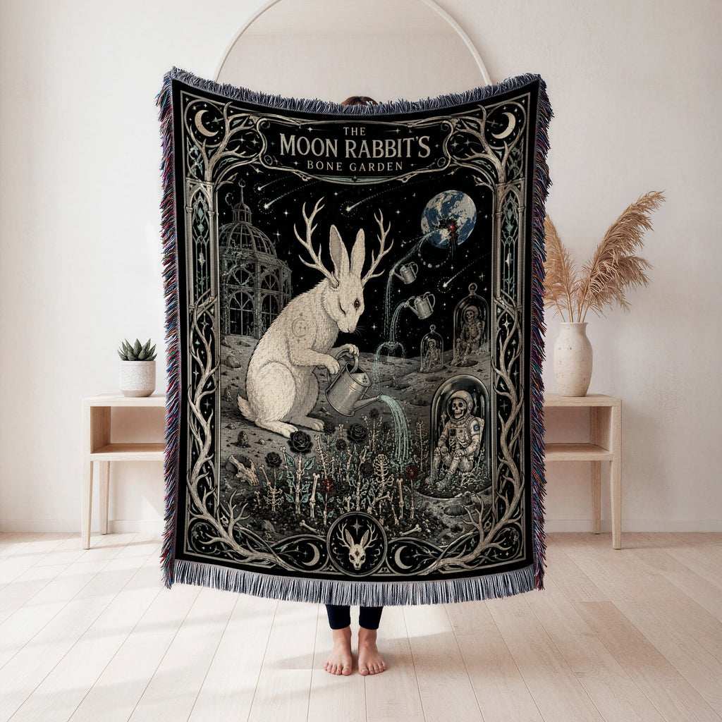The Moon Rabbit's Bone Garden Blanket