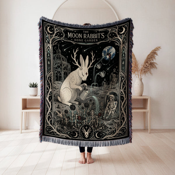 The Moon Rabbit's Bone Garden Blanket