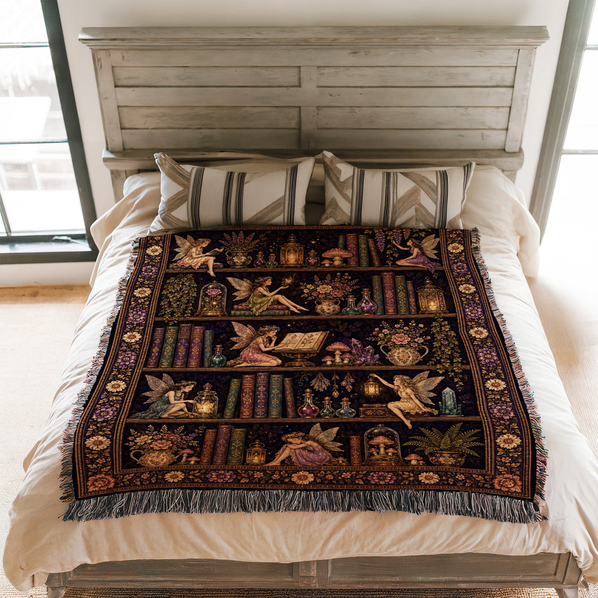 Fairies of the Hidden Library Blanket