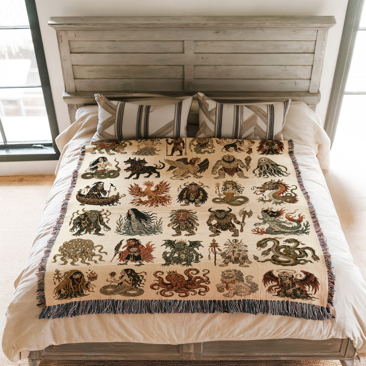 Mythic Creatures Bestiary Blanket