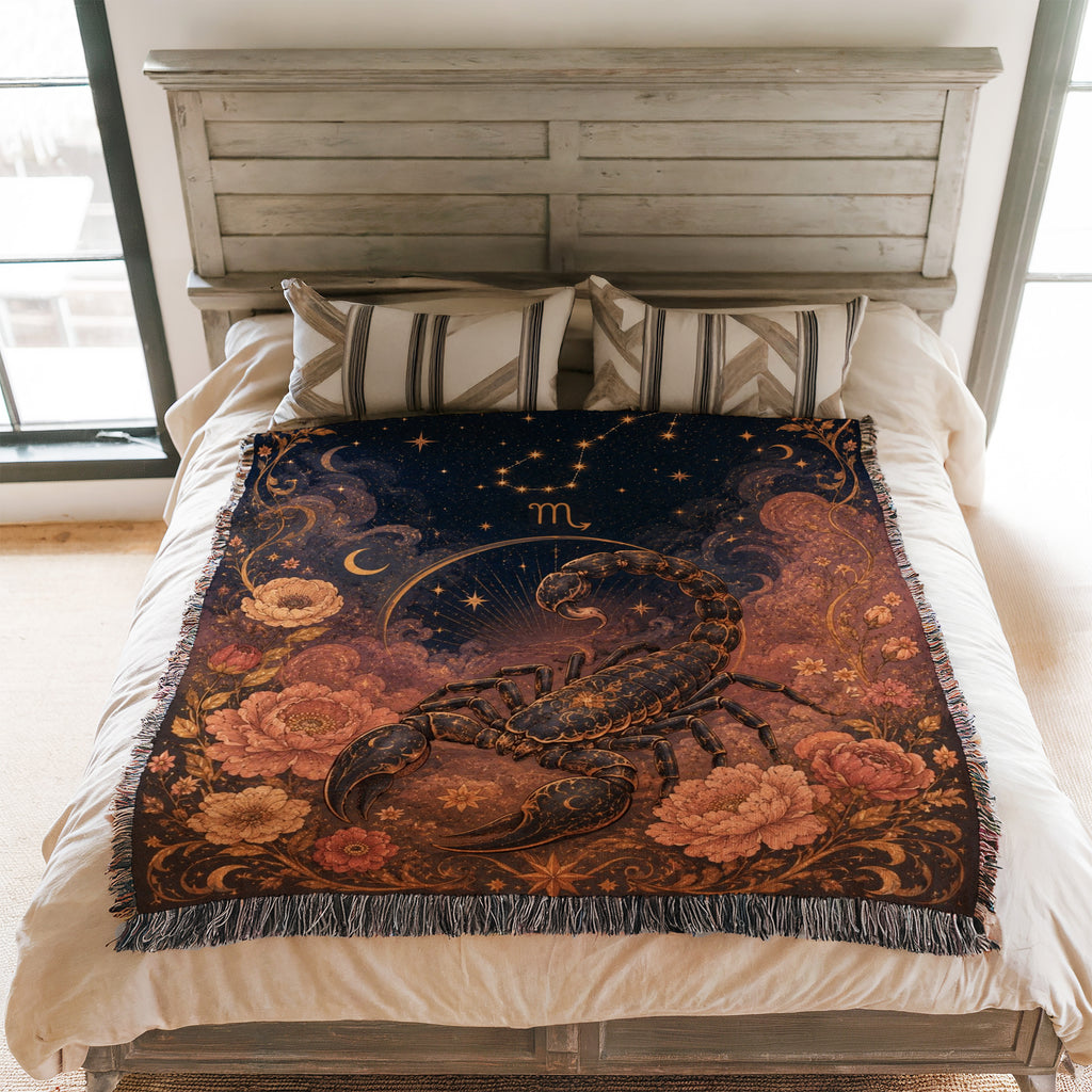 Scorpio Starlit Scorpion Blanket