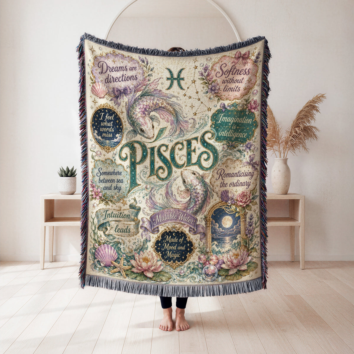 Pisces – Dreaming Waters Zodiac Blanket