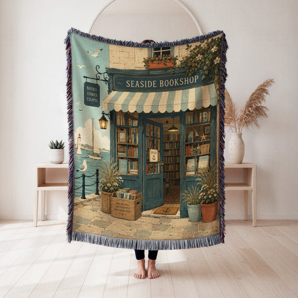 The Seaside Bookshop Blanket