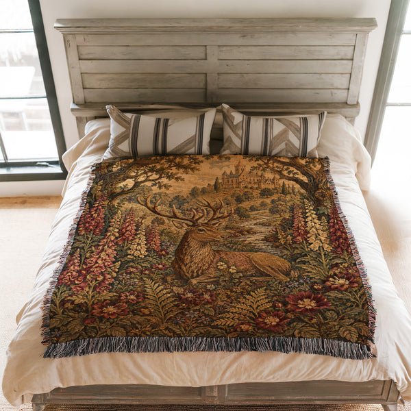 The Stag of the Foxglove Vale Blanket