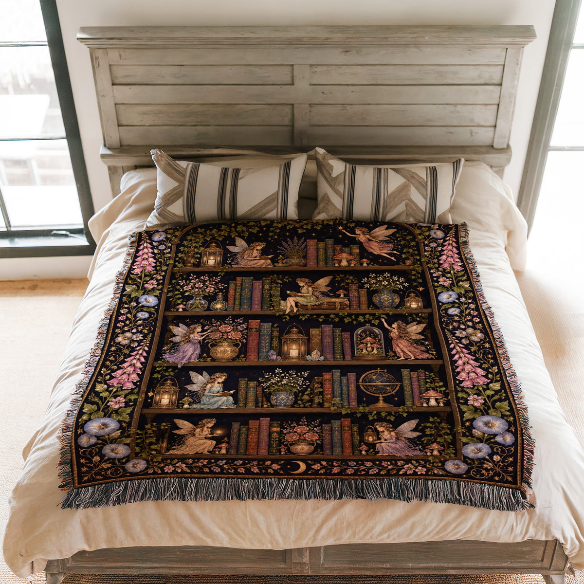 Moonlit Fairy Library Blanket