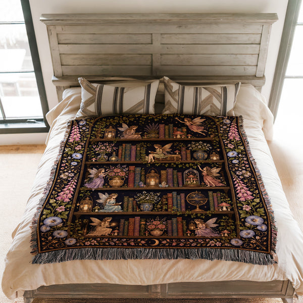 Moonlit Fairy Library Blanket