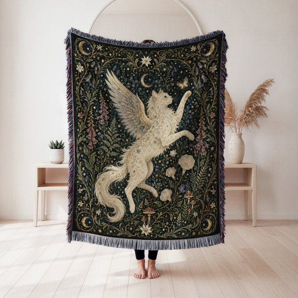 The Moonlit Winged Cat
