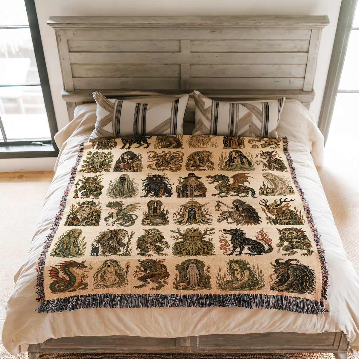 Haunted Forest Creatures Blanket