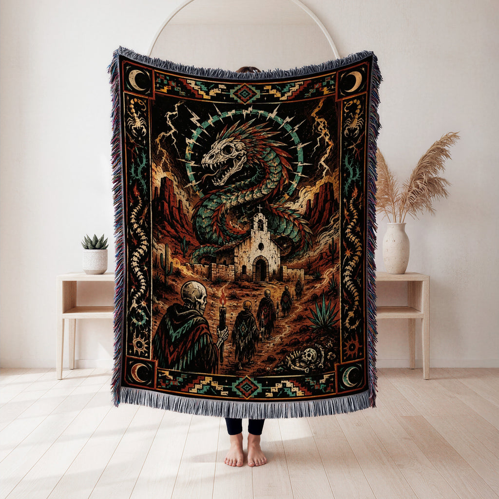 Thunder Serpent of the Desert Blanket