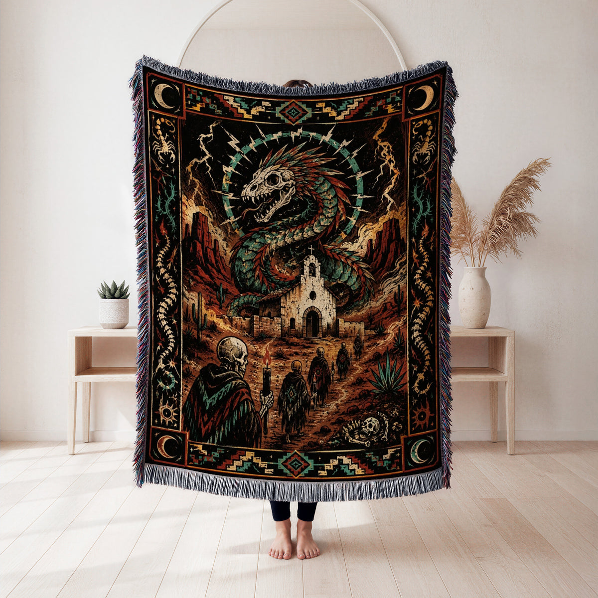 Thunder Serpent of the Desert Blanket