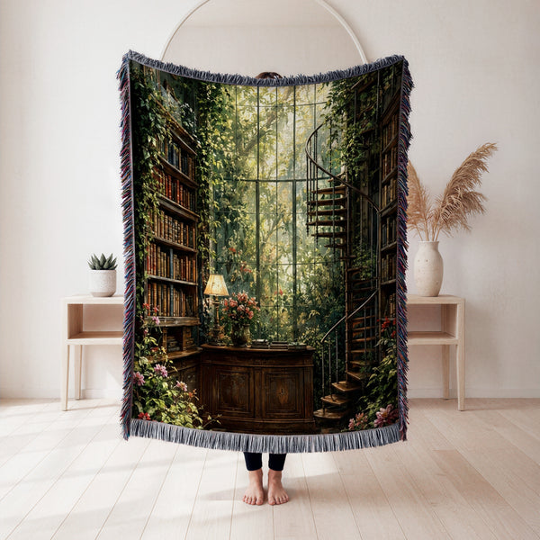 The Greenhouse Library Blanket