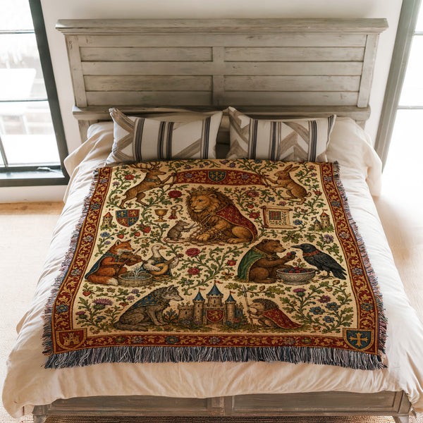 The Crowned Lion Court Blanket