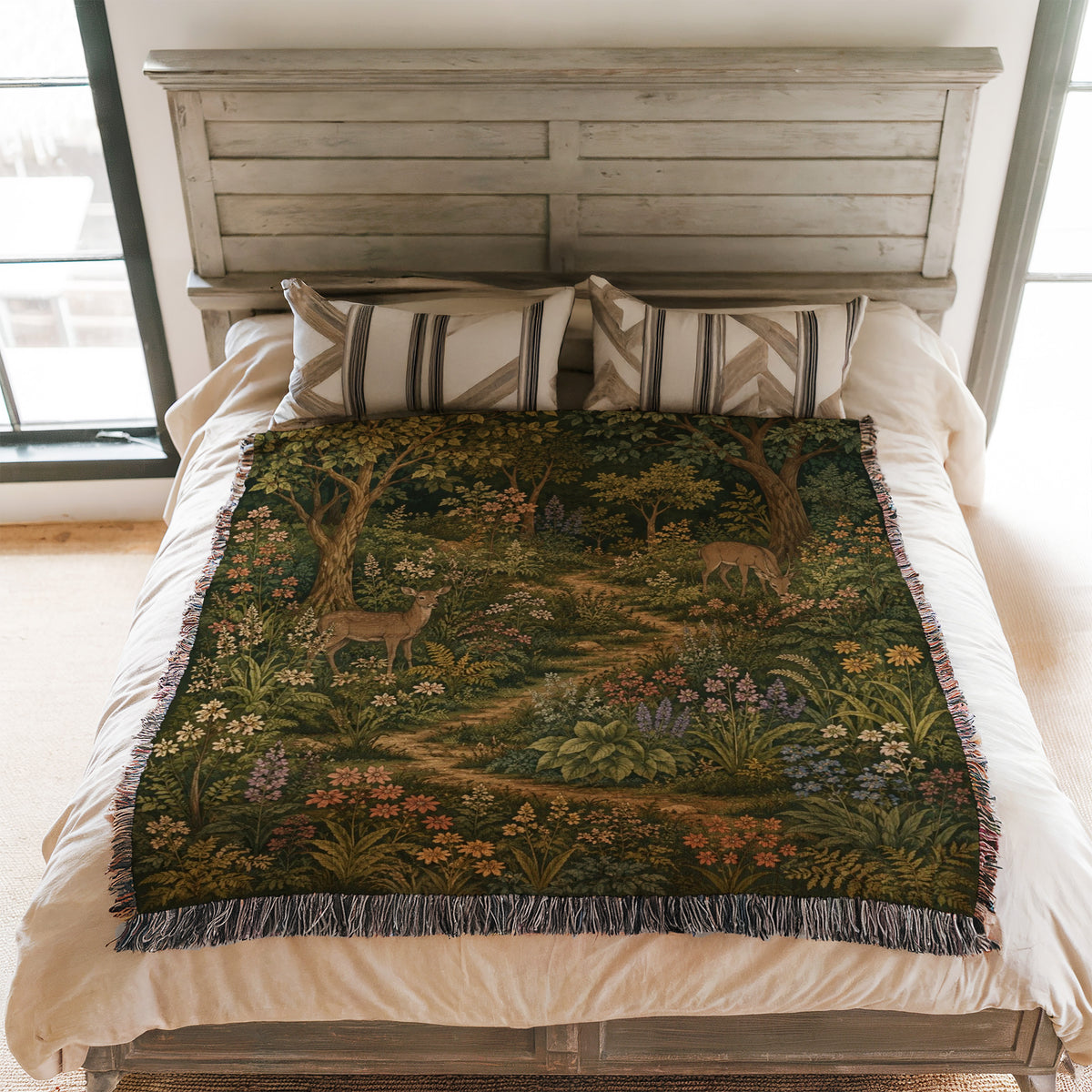 Deer Path Through the Grove Blanket