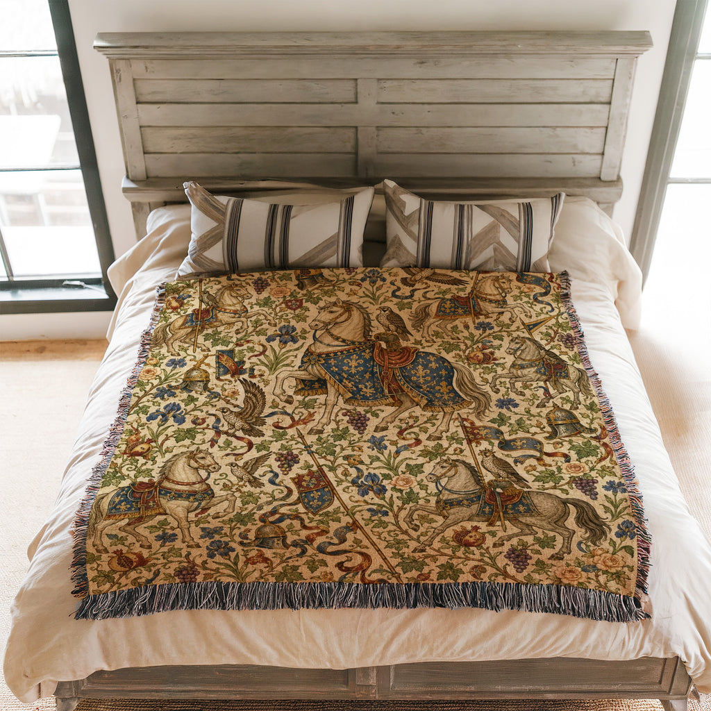The Heraldic Horse Garden Blanket