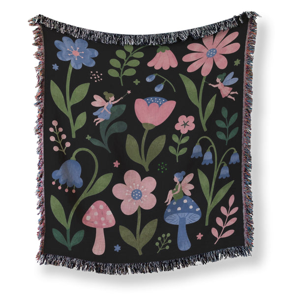Fairies of the Flower Patch Blanket