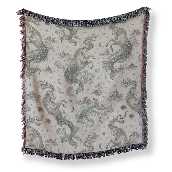 Capricorn Celestial Sea-Goat Pattern Blanket