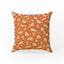 Frogs & Toadstools – Orange Woodland Pillow