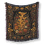 Golden Chanterelle Garden Blanket