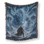 The Frostbound Dragon Blanket