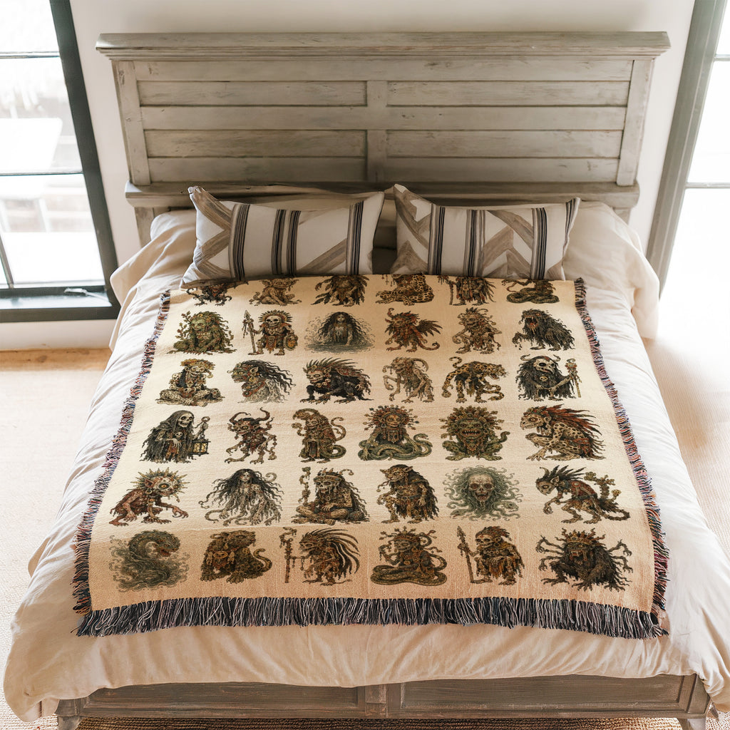 Ancient Legends Bestiary Blanket
