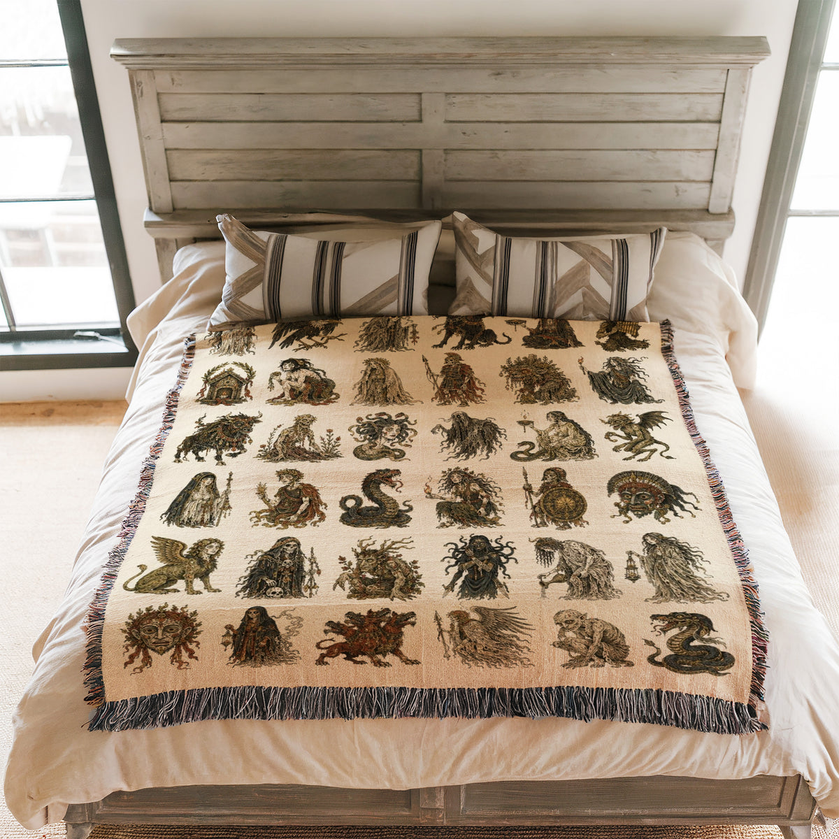 Wandering Spirits Bestiary Blanket
