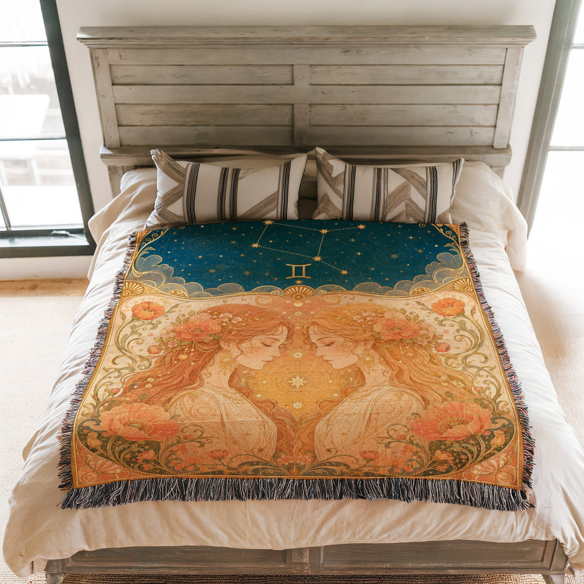 Gemini Floral Twins Blanket