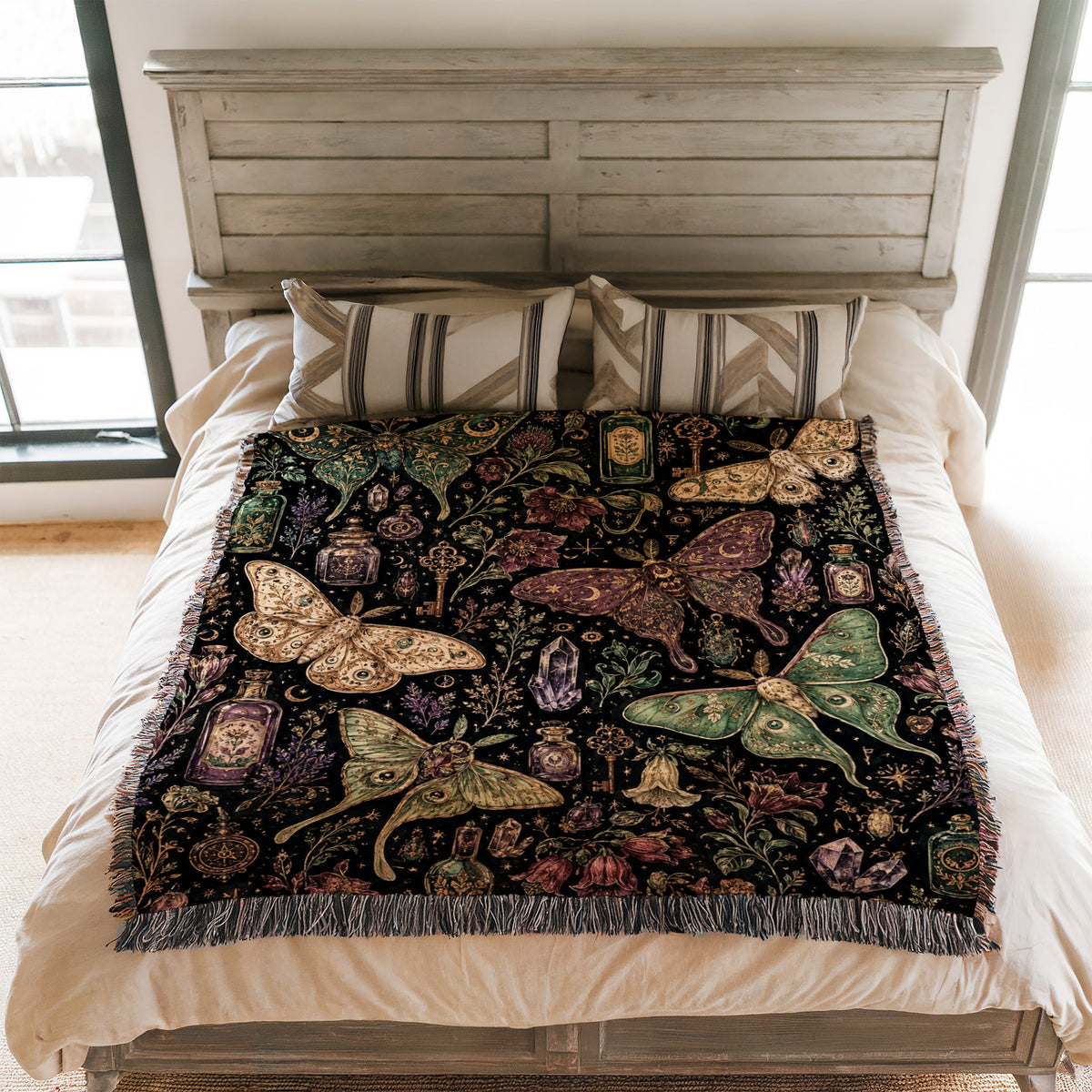 Mystic Moths & Potions Blanket
