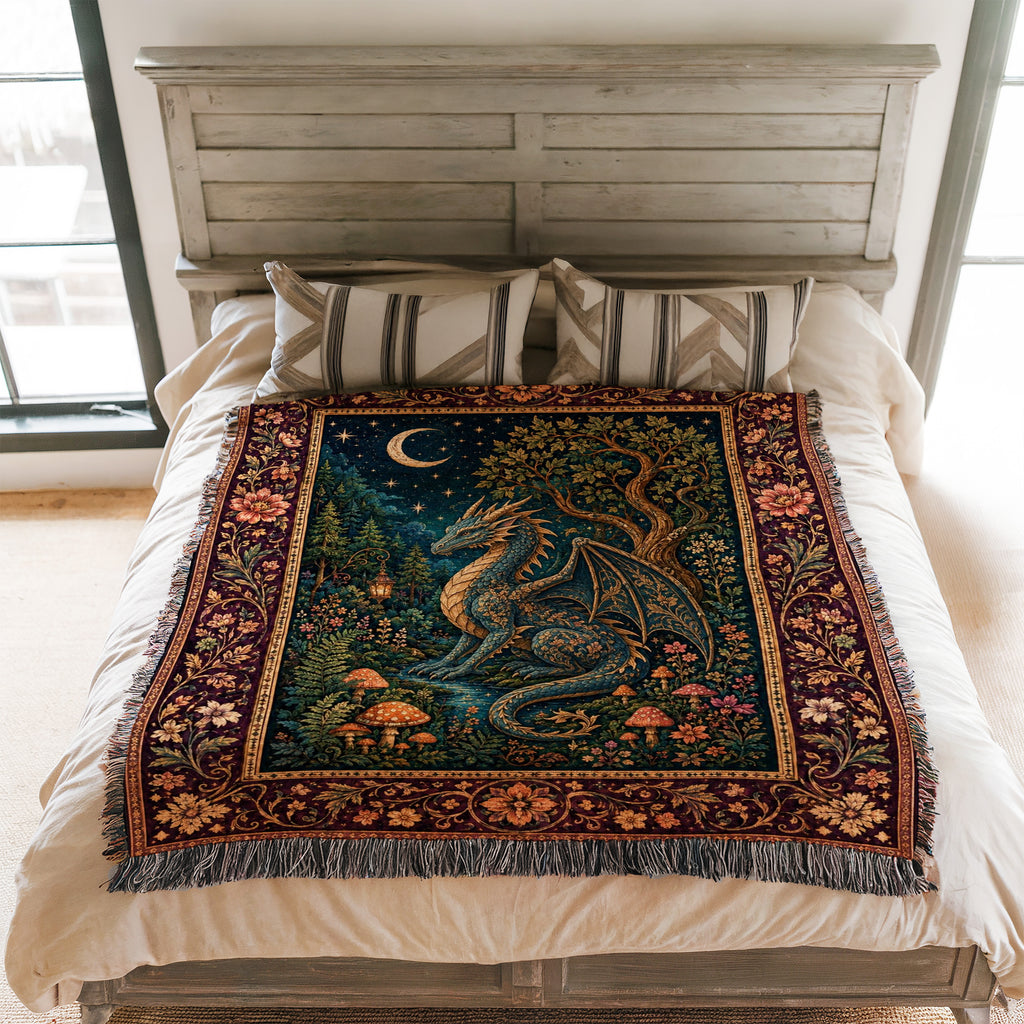 The Lanternwood Dragon Blanket