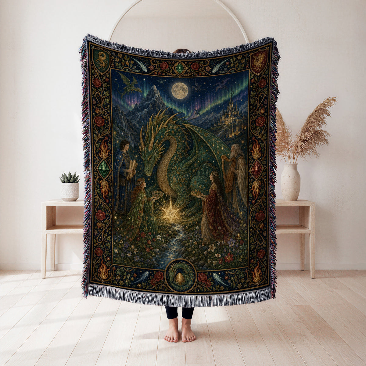 The Emerald Dragon of the Moonlit Vale