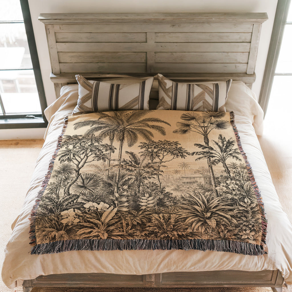 Palm House in the Tropics Blanket