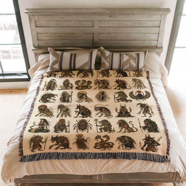 Ancient Egyptian Mythology Blanket