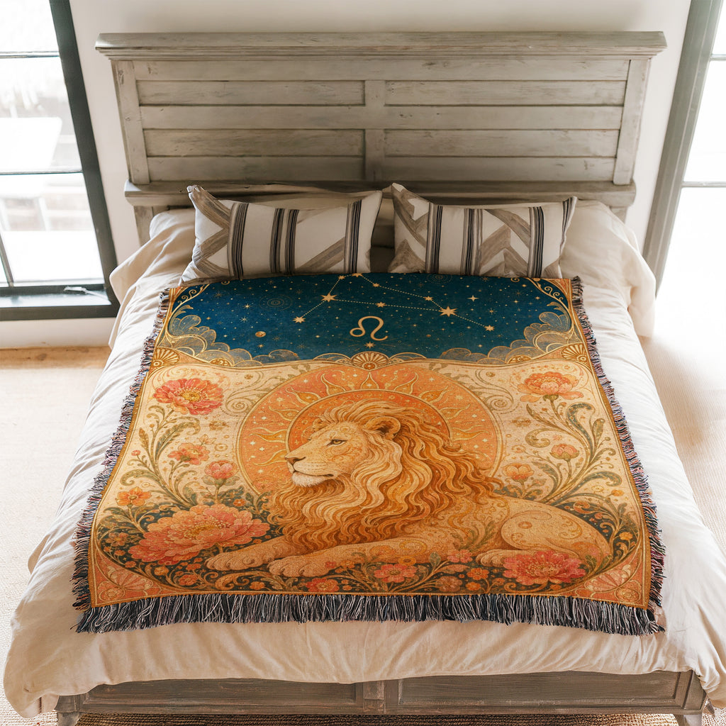 Leo Golden Lion Blanket