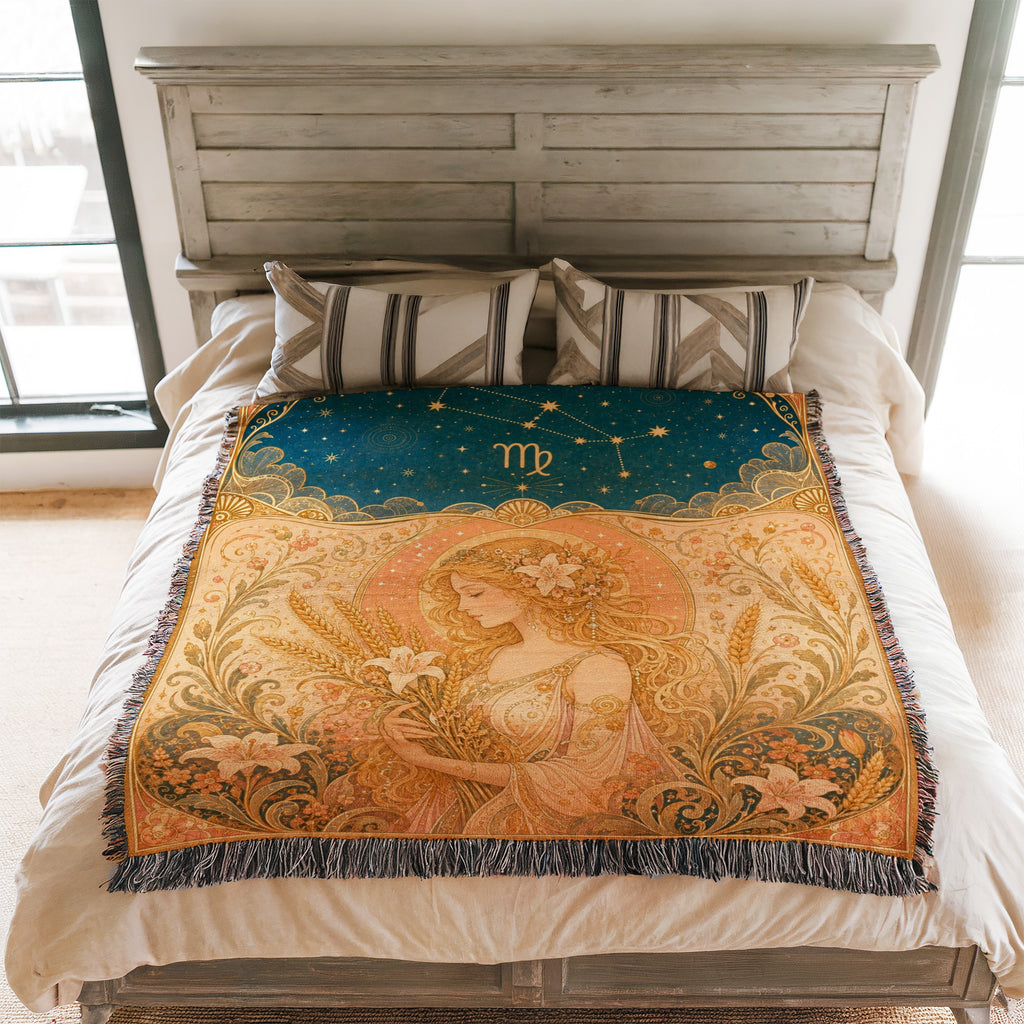 Virgo Harvest Maiden Blanket