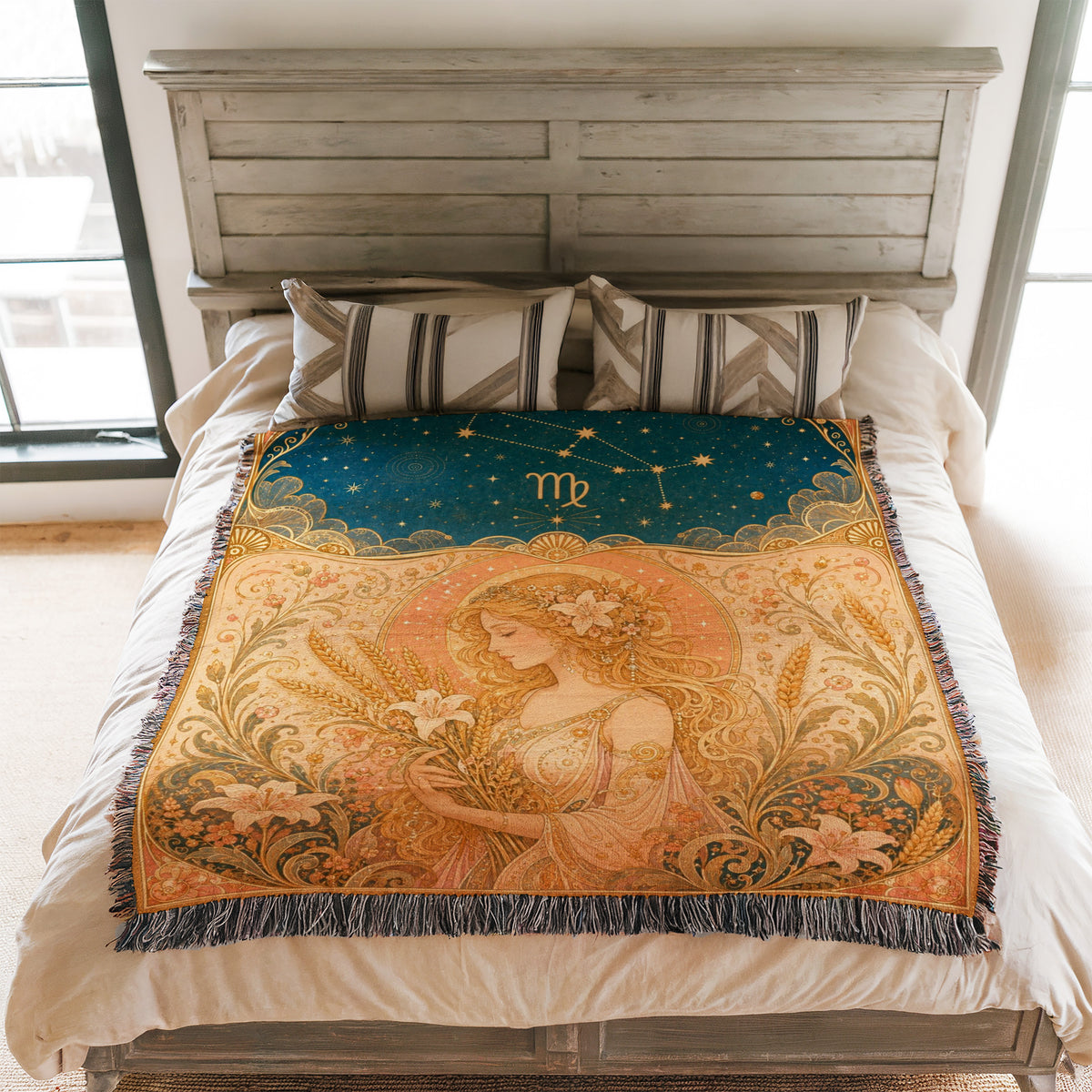 Virgo Harvest Maiden Blanket