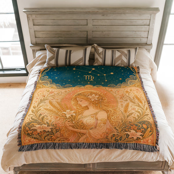 Virgo Harvest Maiden Blanket